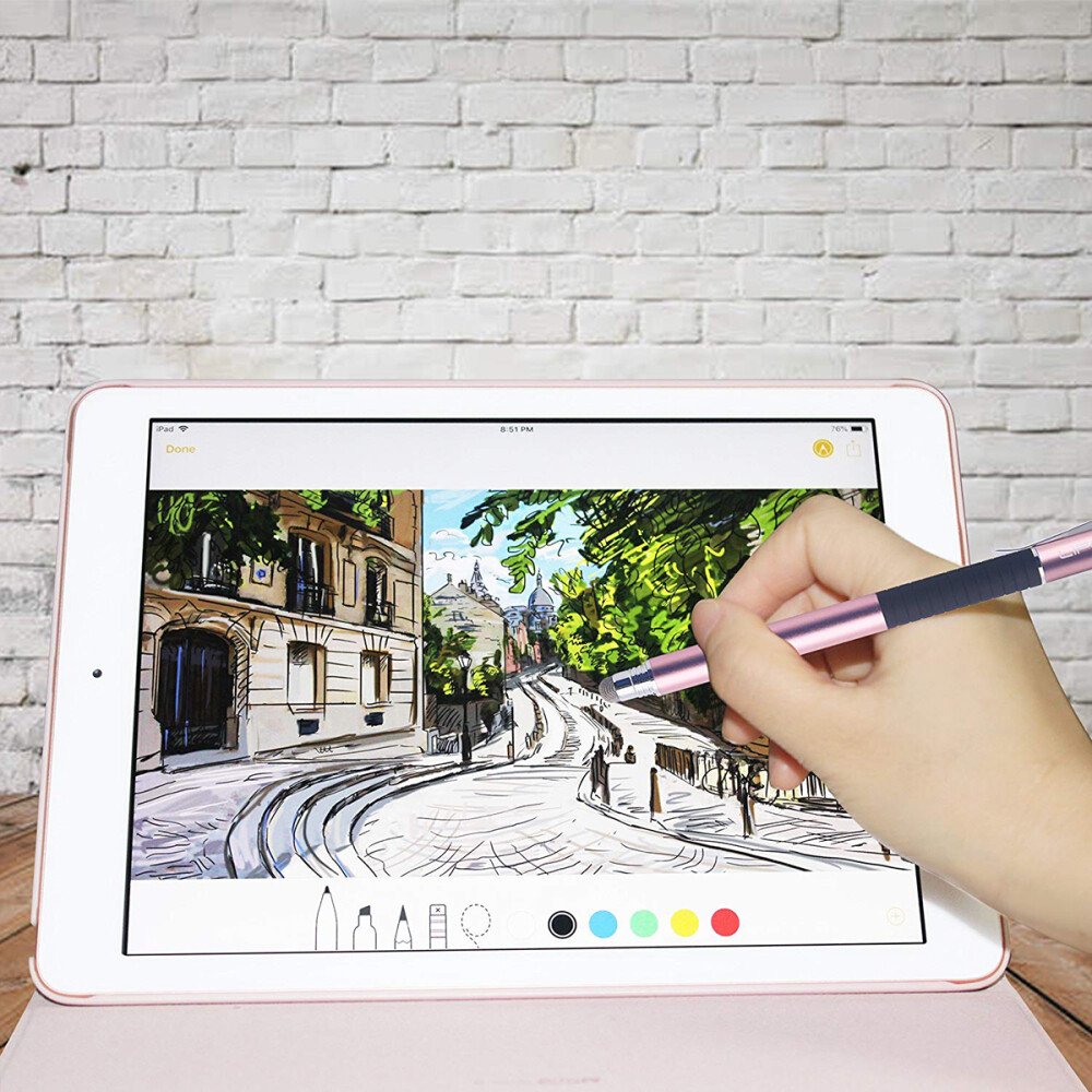 Capacitive Stylus Set Double-End Replaceable Tip Writing Tool Capacitive Pens
