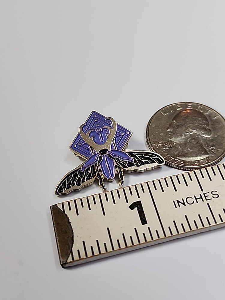 Purple Bug Lapel Pin