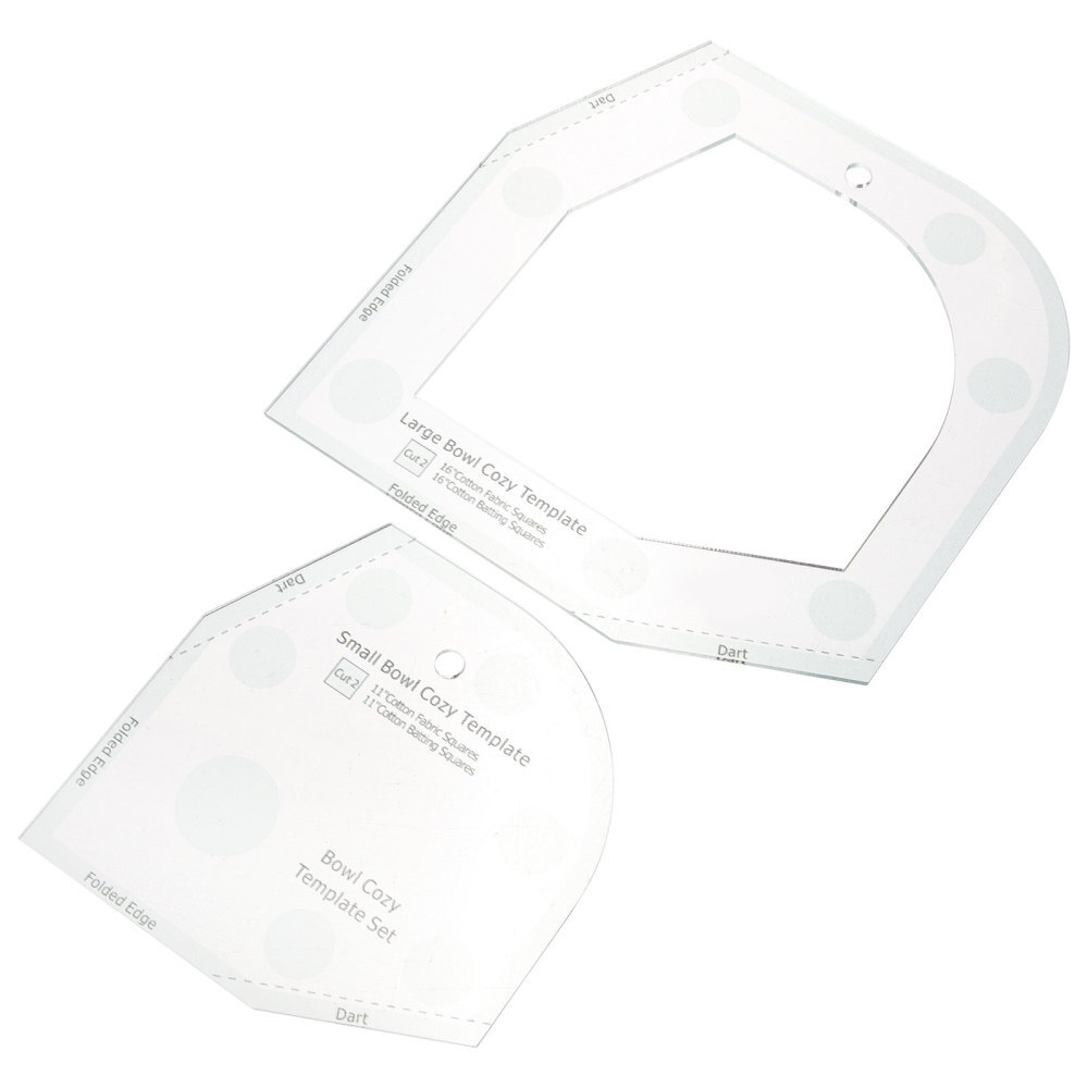Bowl Cozy Templates Pattern Microwave Patchwork Ruler Sewing
