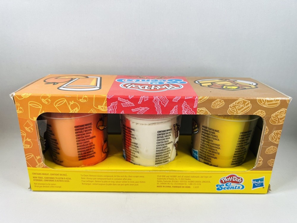 Play-Doh Scents Molding Compound BREAKFAST 3/pkg