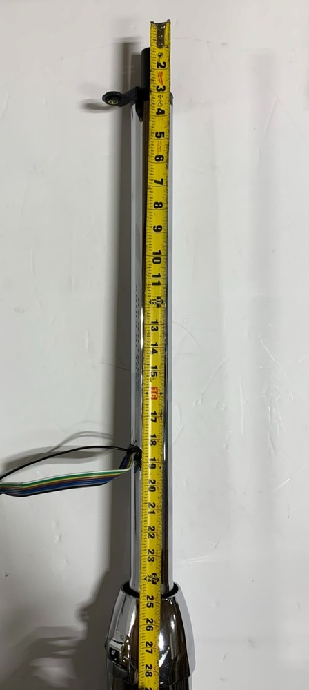 32" Chrome Steel Tilt Column Shift Steering Column With Shift Indicator DISPLAY