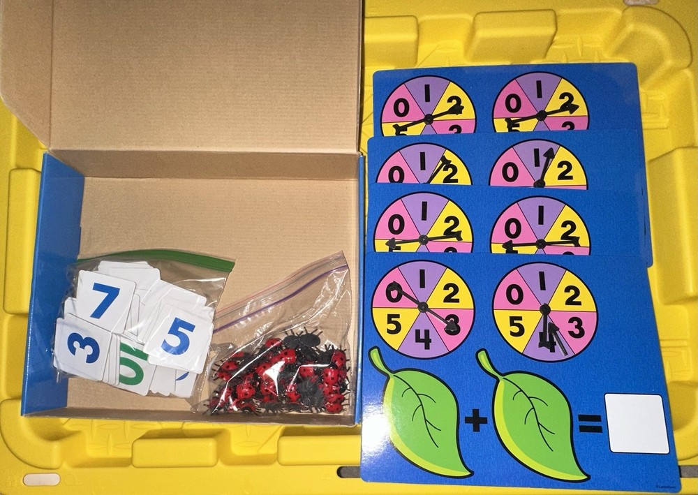 Lakeshore Simple Addition Instant Larning Center Educational COMPLETE