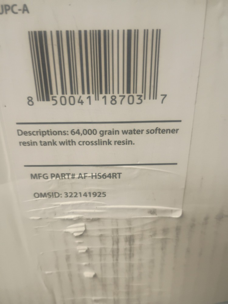 AQUASURE 64000 Grain Digital Metered Water Softener with Sediment and Filter
