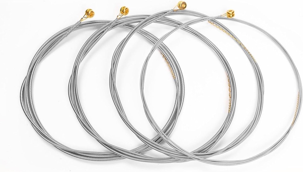 Alice Bass Guitar String 4 Strings Set, Hexagonal Core with Nickel Alloy Winding