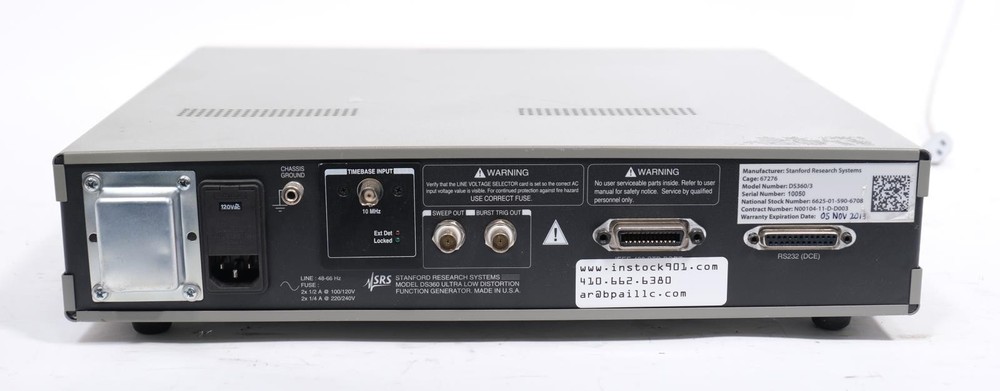 Stanford Research DS360 Ultra Low Distortion Function Generator