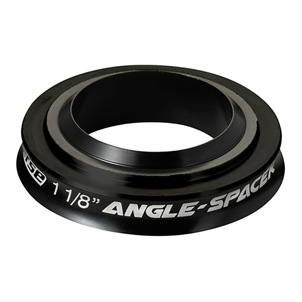 1-1/8" Black Aluminum Reverse Angle Spacer for Slacker Head Angles & Enhanced