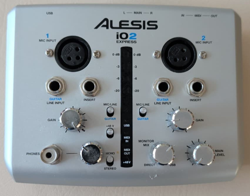 Alexis IO2 Express 2 - Channel USB Audio/Midi Interface