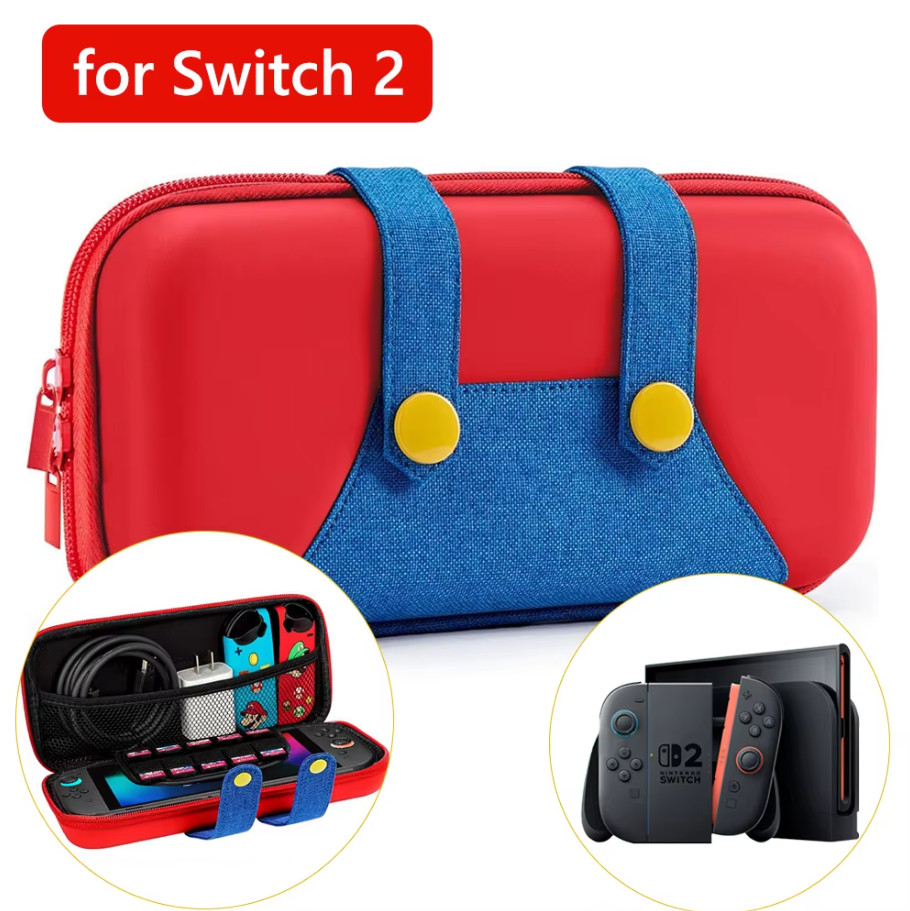 Case for Nintendo Switch 2 Hard Shell Storage Bag Super Mario