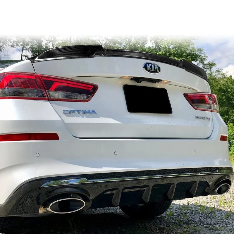 后后备箱盖锅炉翼适用于 2016 - 2020 Optima 真碳纤维 V 型