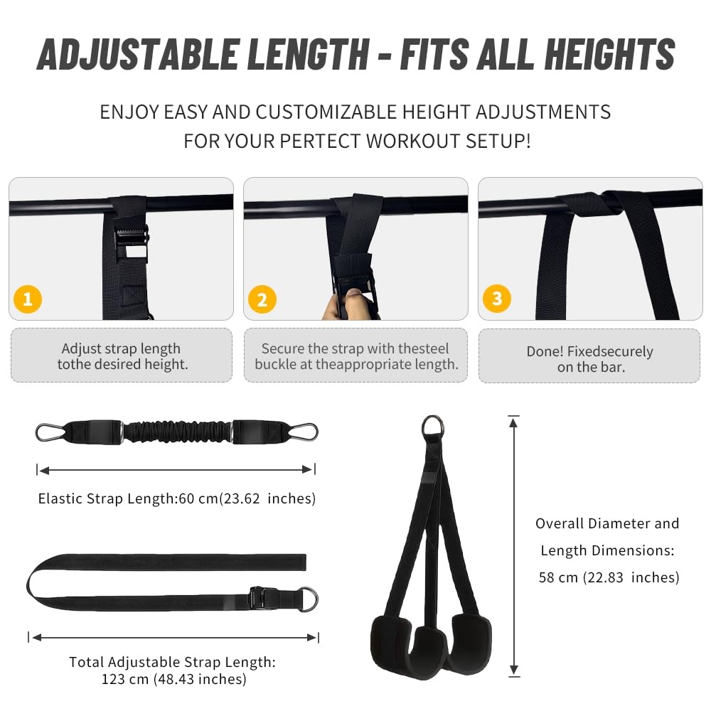 Pull Up Assistance Bands, Heavy Duty Resistance Bands for Pullups, Profession...