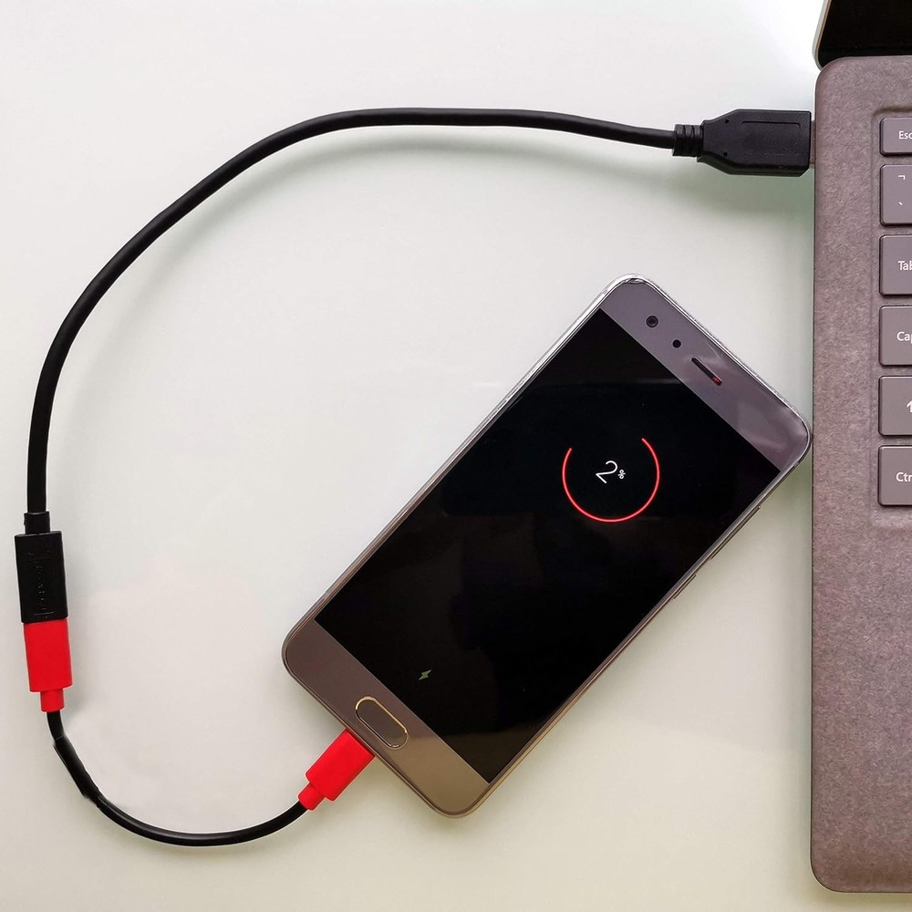 PortaPow USB-C Data Blocker (Twin Pack) 2, Red