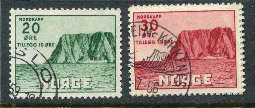 Norway #B54-55 North Cape Complete Set [Used]