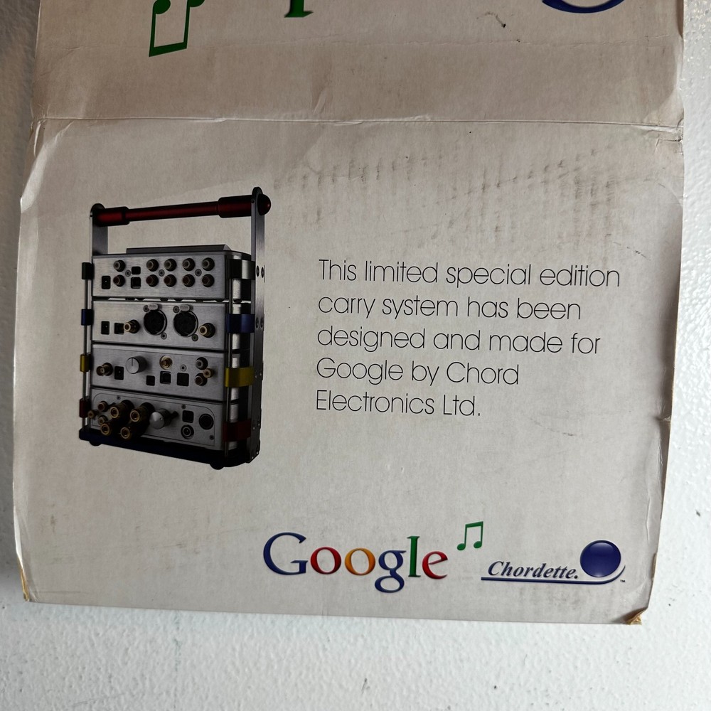 Google Chordette Carry Stereo Streaming Compact Bluetooth Digital Audio System