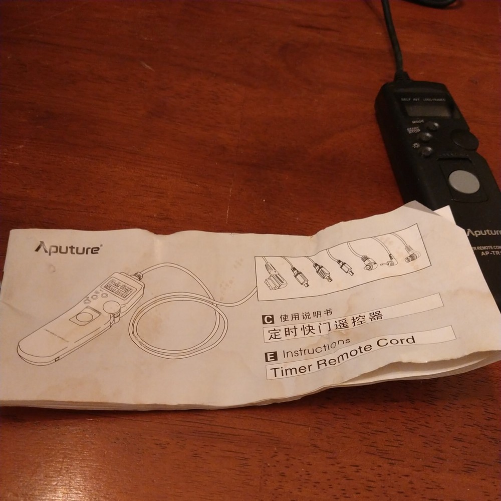 Aputure Model AP-TR1C Timer Remote Controller