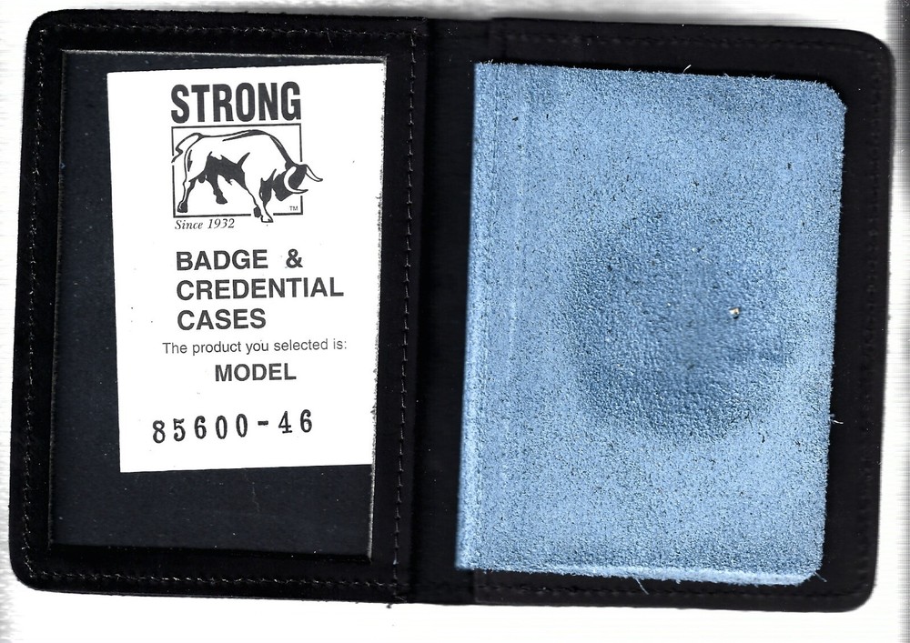 Strong Leather Shield-ID Wallet #85600-46 for Maltese Cross Shield