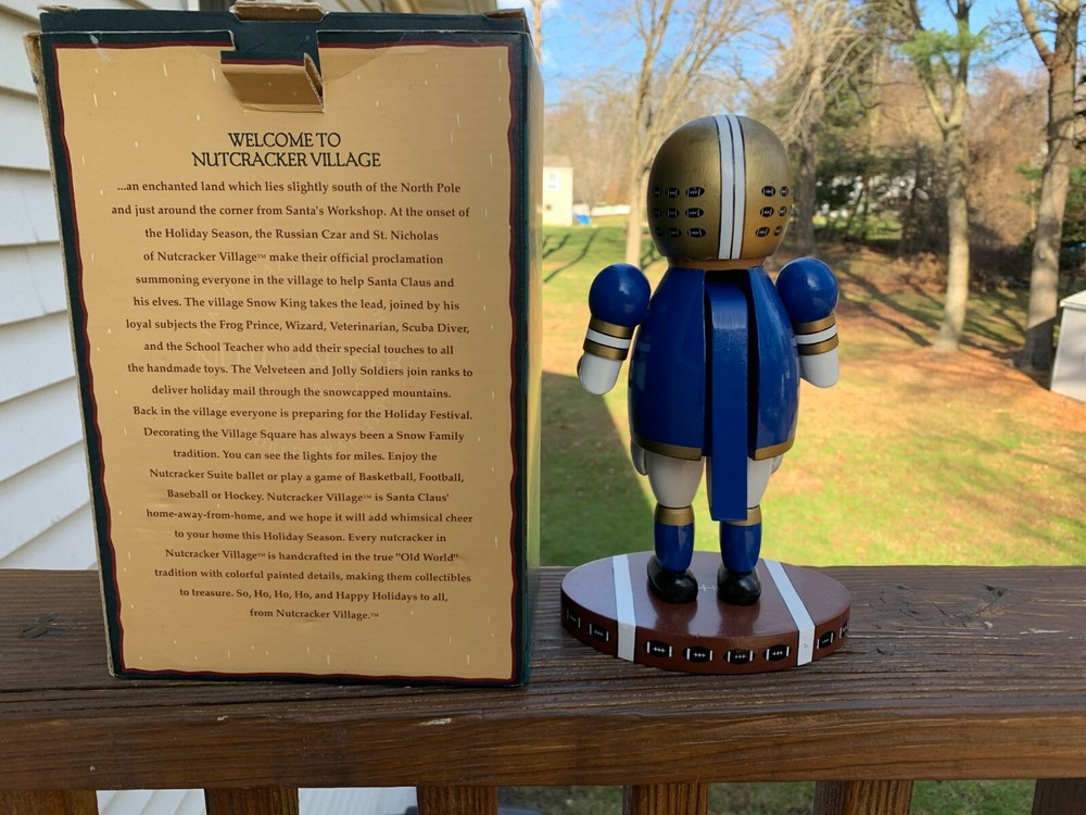 Football Player Nutcracker New