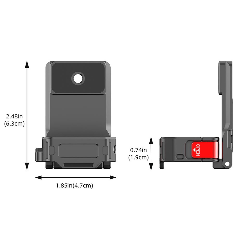 Multi-function Magnetic Base Bezel Expansion Bracket For DJI OSMO POCKET 3
