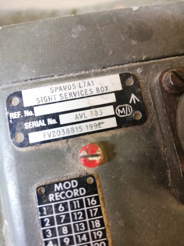 British Army Sight Control Box Raven MK1 FV2038815 CVRT Tank UNTESTED
