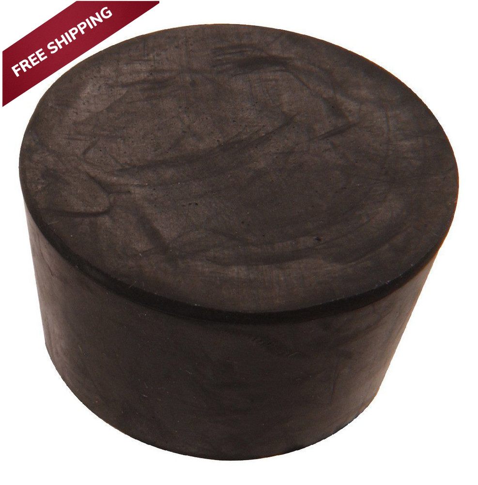Hillman 52039 #8 Large Rubber Stopper, 2-Pack Black