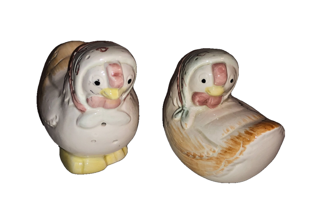 Ceramic Chick Salt and Pepper Shakers