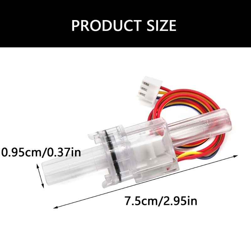 Small Size Hall Water Flows Meter Hall Sensoring for Efficient Space Utilization