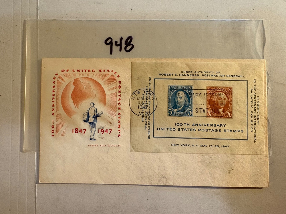 U. S. FDC - Scott 948 - Post Office Centennial - Comb. shipping!