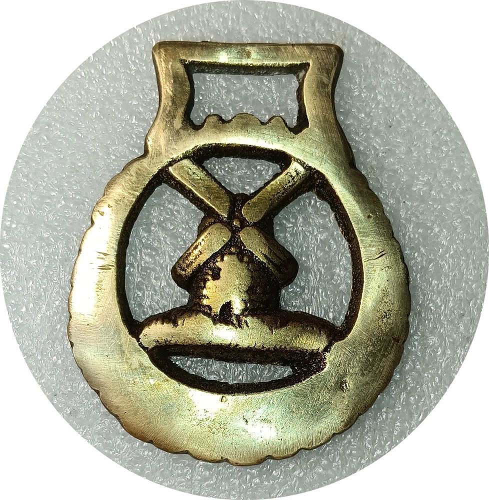 DUTCH WINDMILL - horse brass (9101)