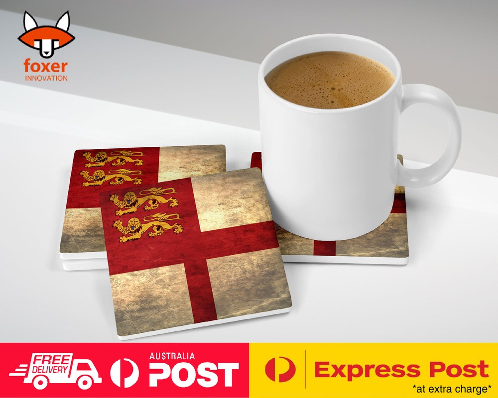 COASTER COFFEE DRINKING MAT|SARK COUNTRY FLAG