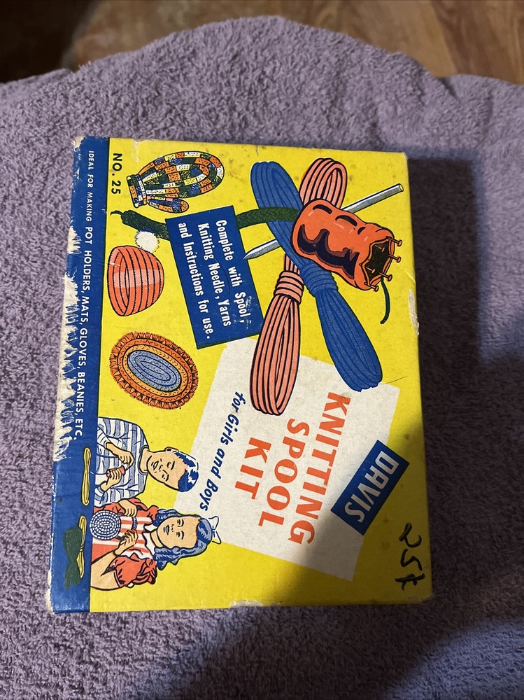 vintage knitting spool kit