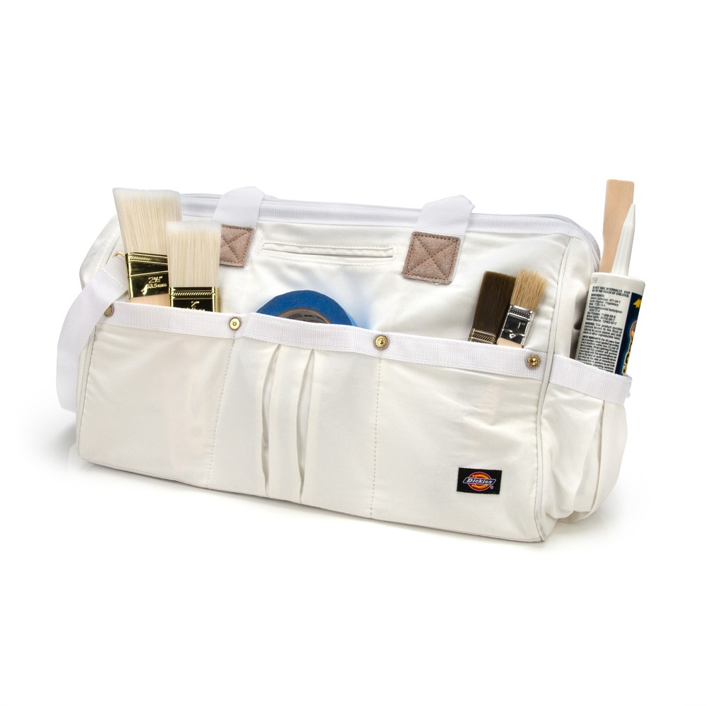 Work Painters Tool Bag 20 inch White Dickies 57041