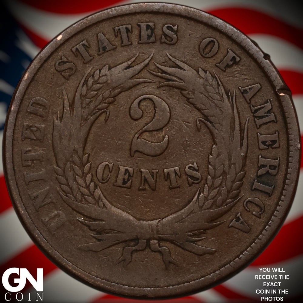 1865 2 Cent Piece A1721