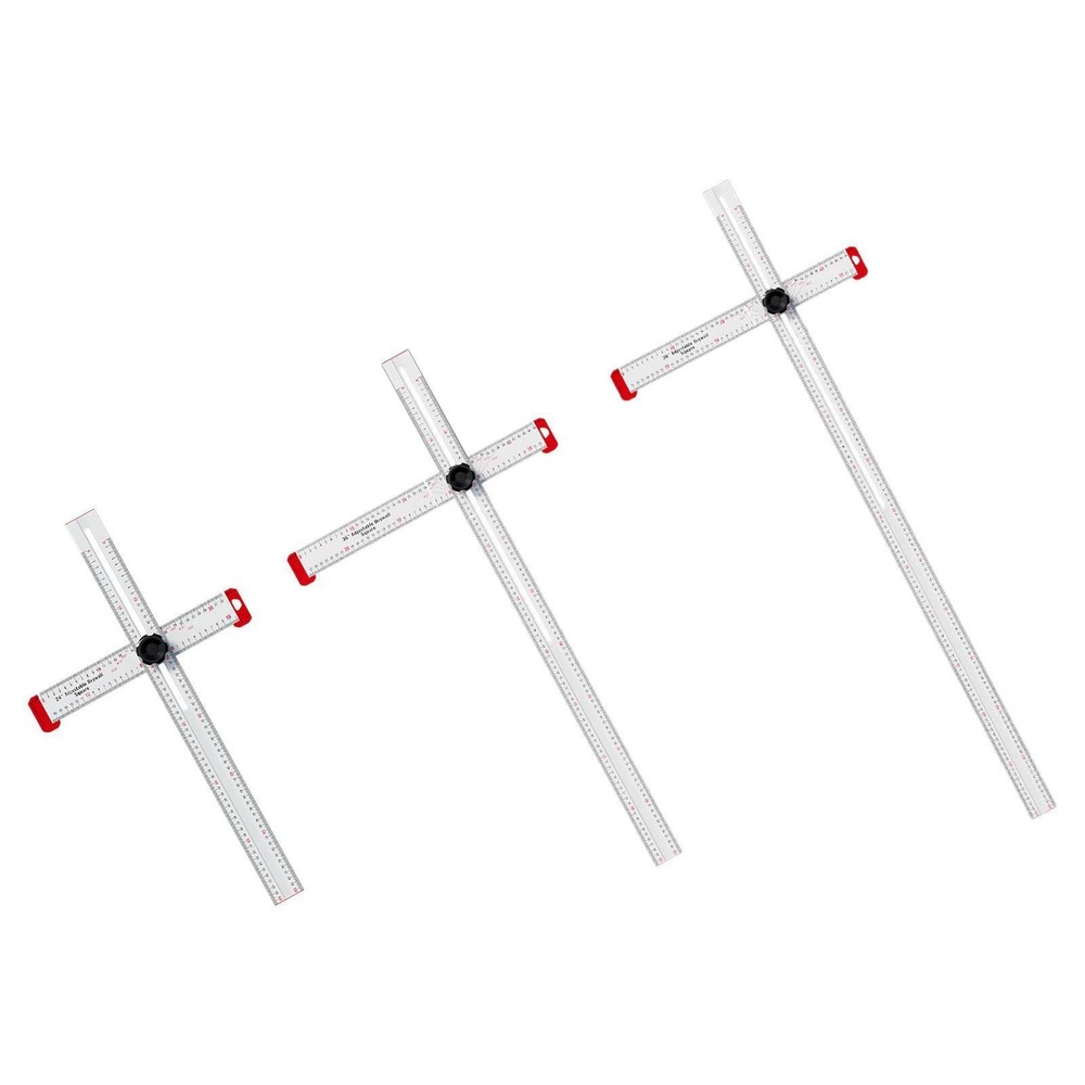 Square Ruler Aluminum Layout Tool for Template Architecture Design Drawing