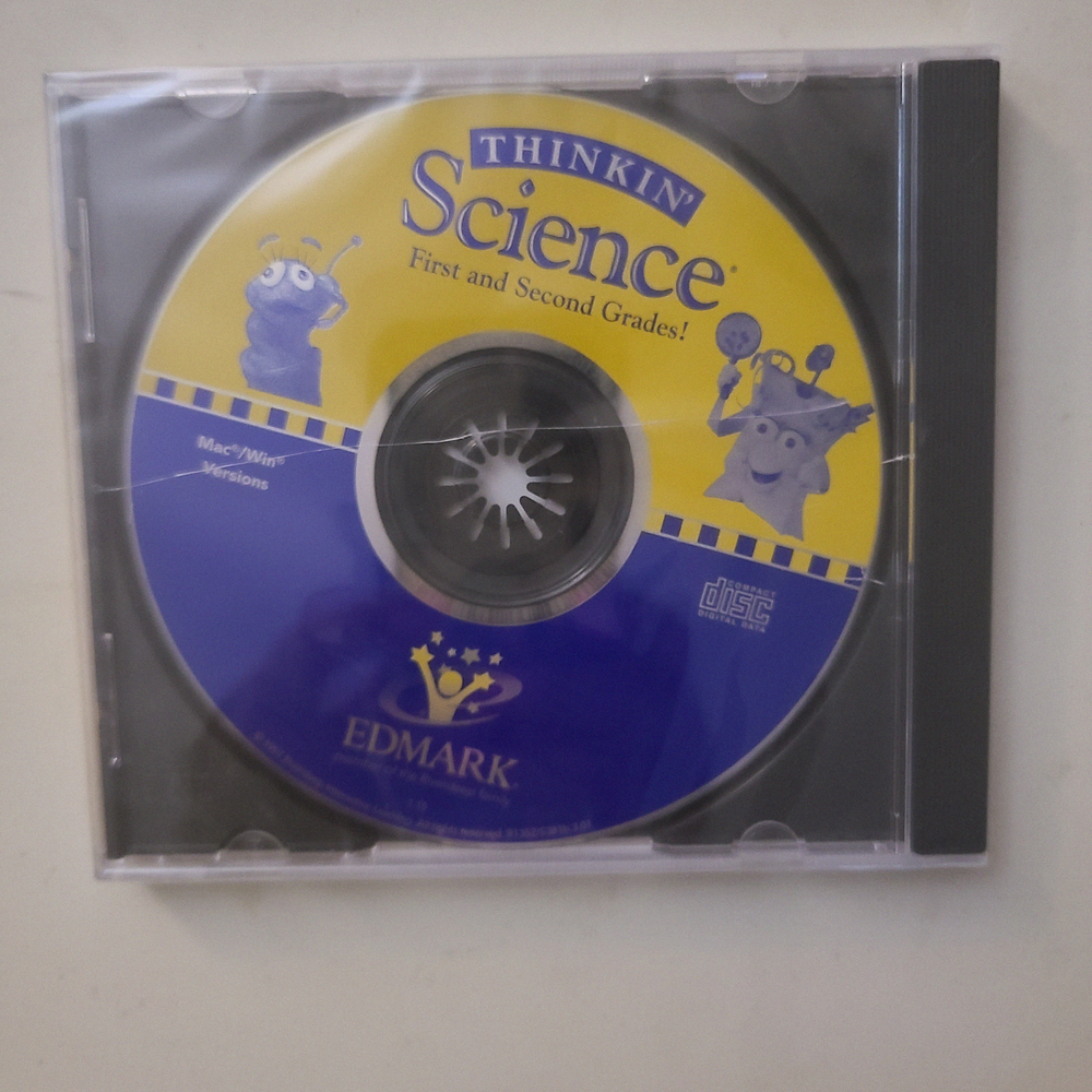 THINKIN' SCIENCE CD-Rom ~ by EDMARK~ GRADES 1-2 ~ NEW & SEALED