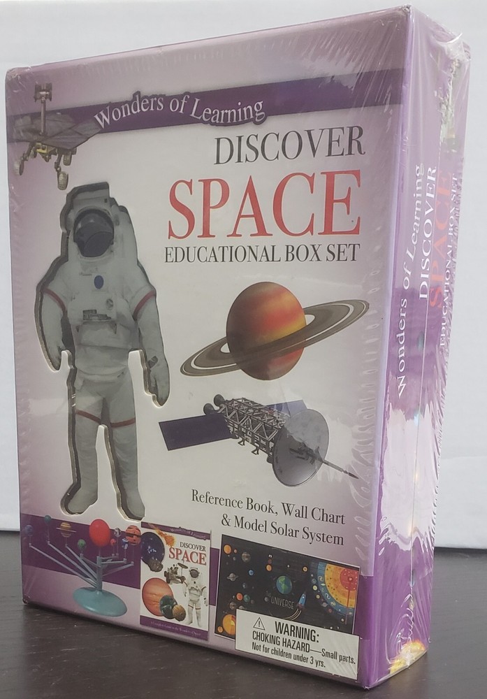 Discover Space Educational Box Set Stickers Charts Model Solar Kit