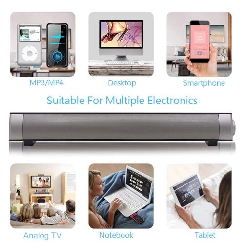 TOPROAD Bluetooth Speaker, Portable Wireless Speaker, USB Powered SB-A01
