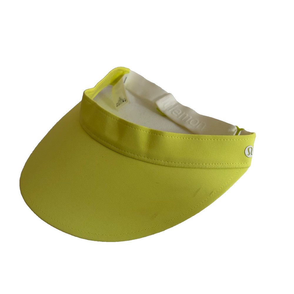 Lululemon Visor Hat Women's One Size Yellow Fast Paced Run Solid Lightweight