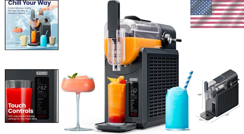 Chefman's 68oz Frozen Drink Machine - Quick Freezing & Easy Clean Function