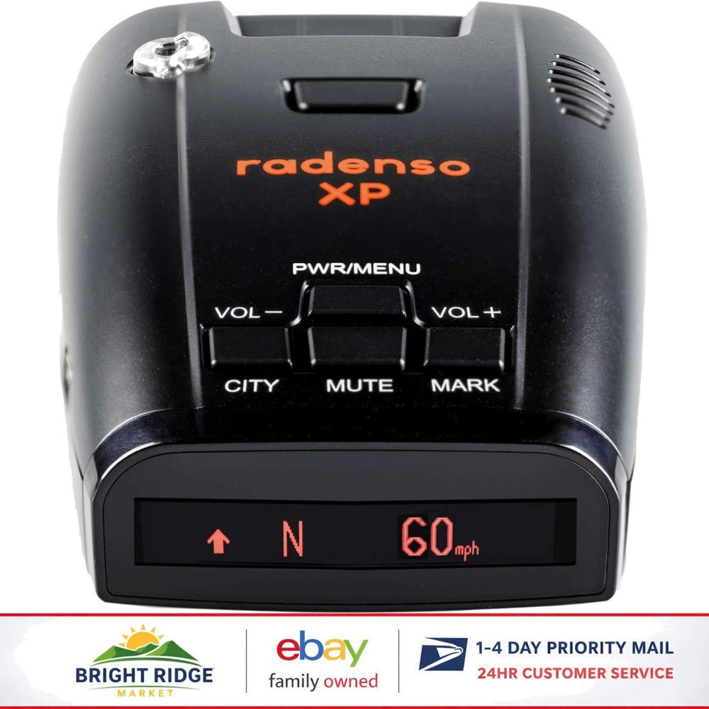 Oled Display Radar Detector with False Alert Filtering and Speed Adjustment