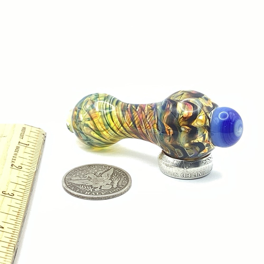 Glass Pipe Borosilicate RamblezMarblez Wrap & Rake