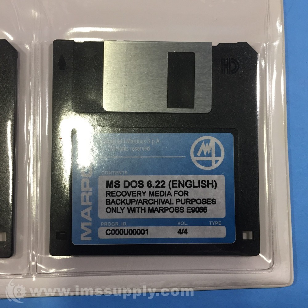Marposs E9066 Application Software and Recovery Media FNFP