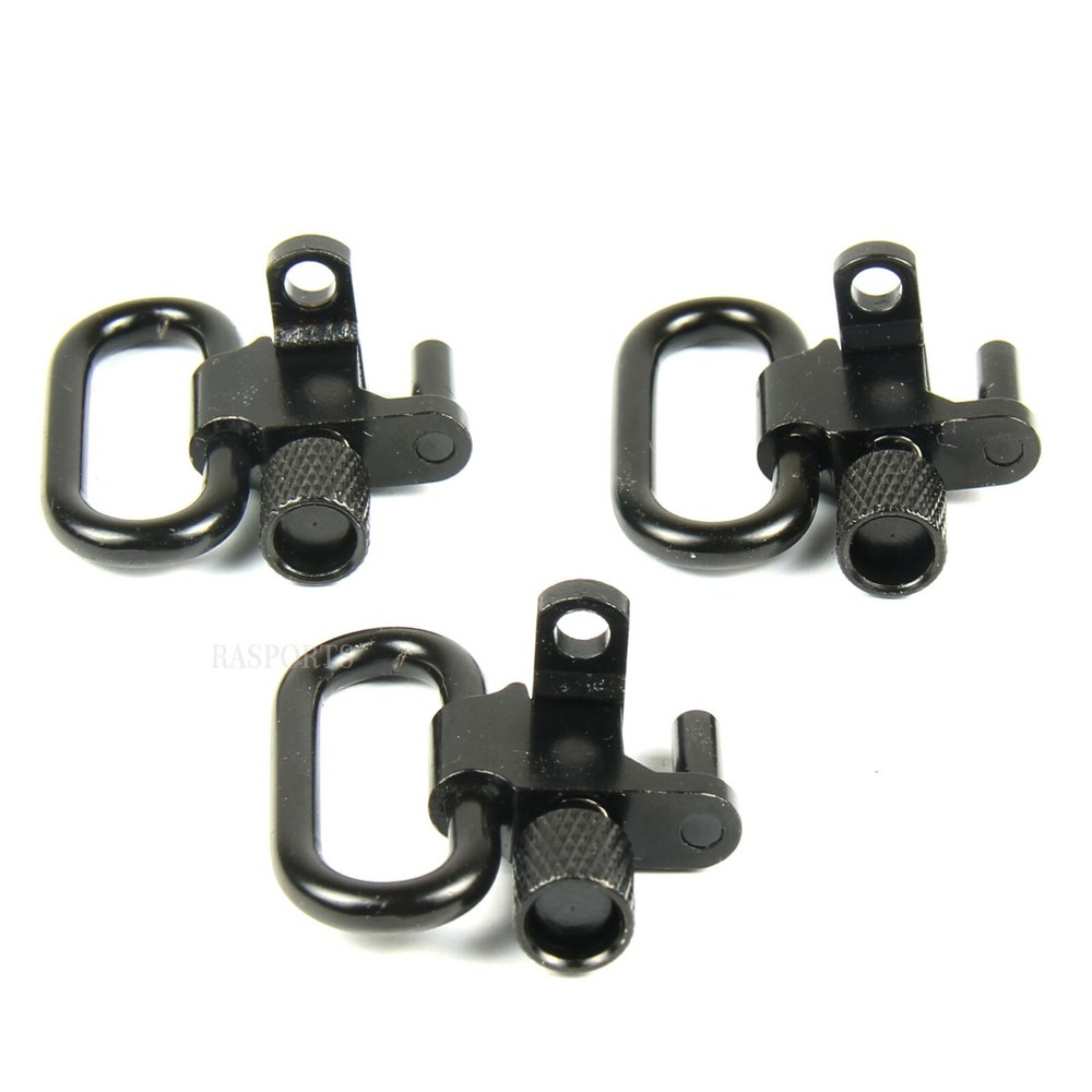 1" Tri-Lock Sling Swivels, Sling Attachment Mounts (3 Packs)