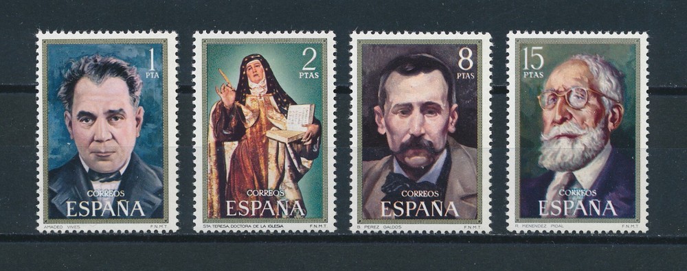 Spain  1771-4 MNH, Composers & Wtiters, 1971