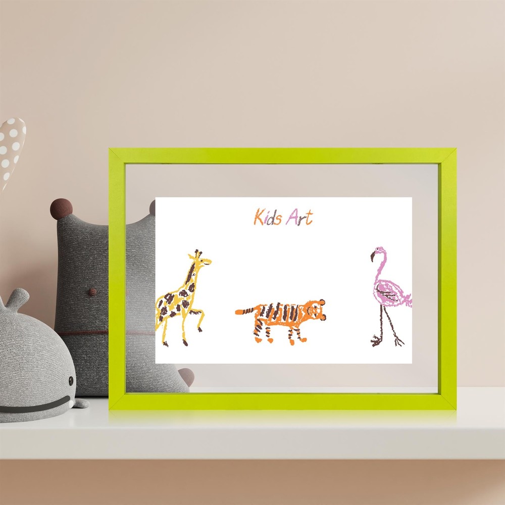Light Green Kids Display Frame 12x16'' LABEL