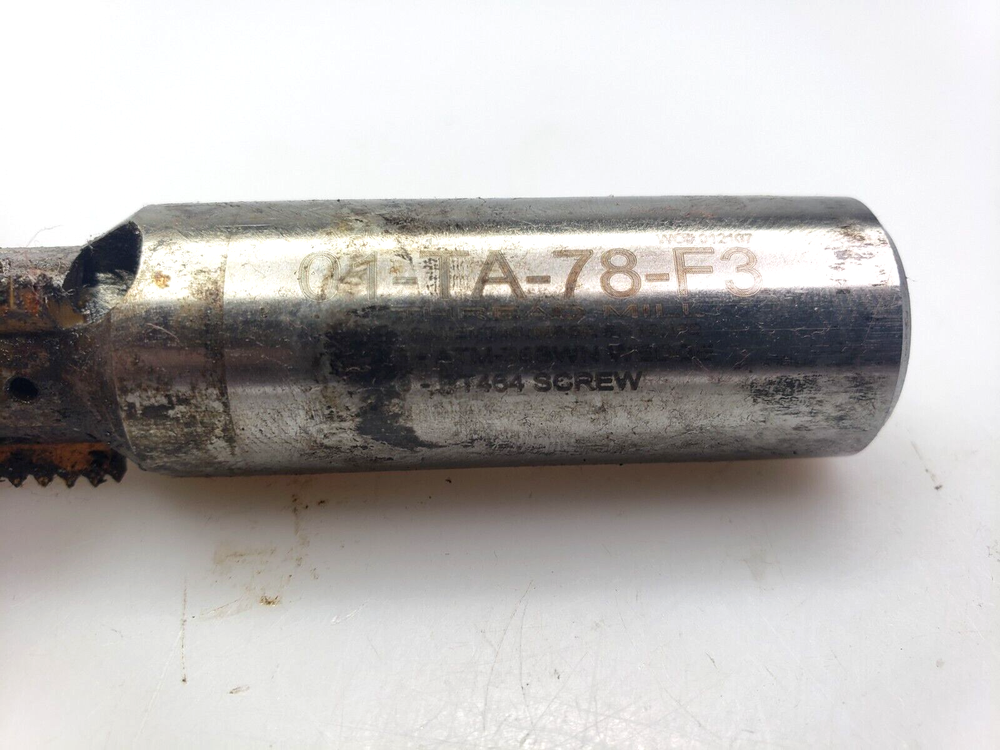 Advent 01-TA-78-F3 Indexable Thread Mill Multi Flute Replaceable Holder
