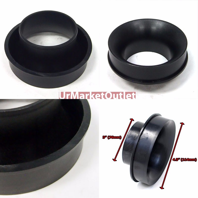 Universal Air Compressor 3" Outlet Velocity Stack Flow For 4.5" Inlet Air Filter
