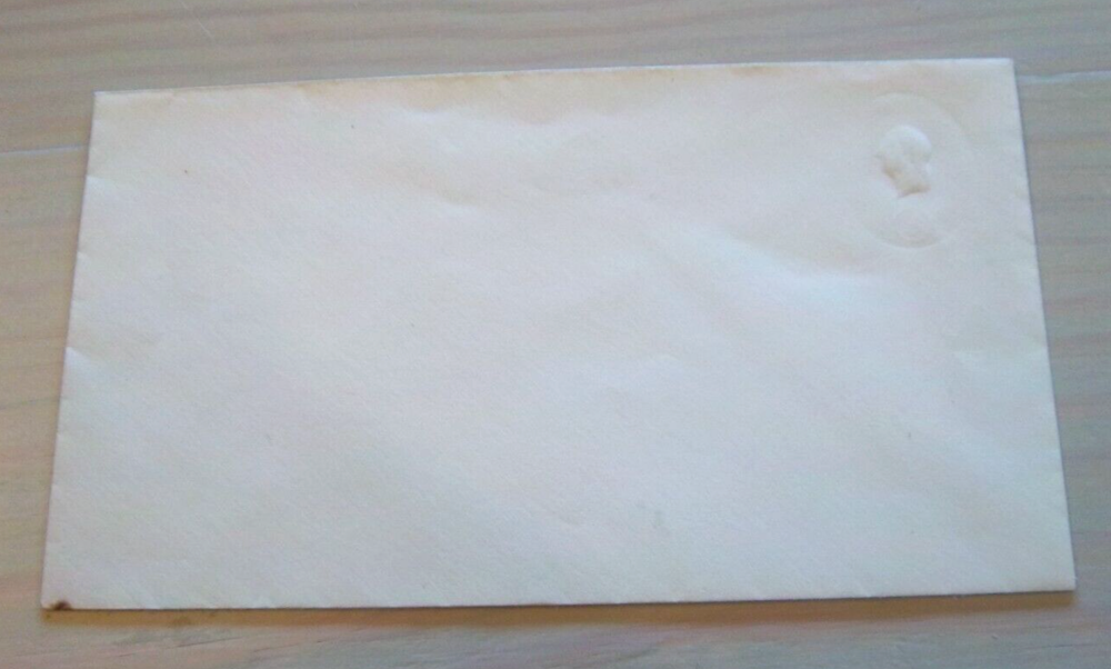Sc. U534 ??? Albino EFO - Error Freak Oddities / Postal Envelope