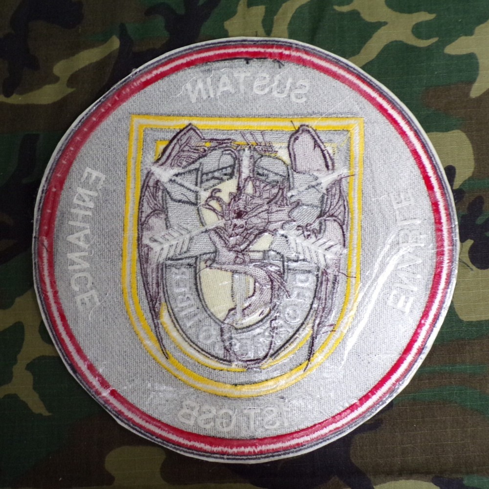 Original US Army GSB 1st SFG (A) 1st Special Forces Group Support 10" Patch