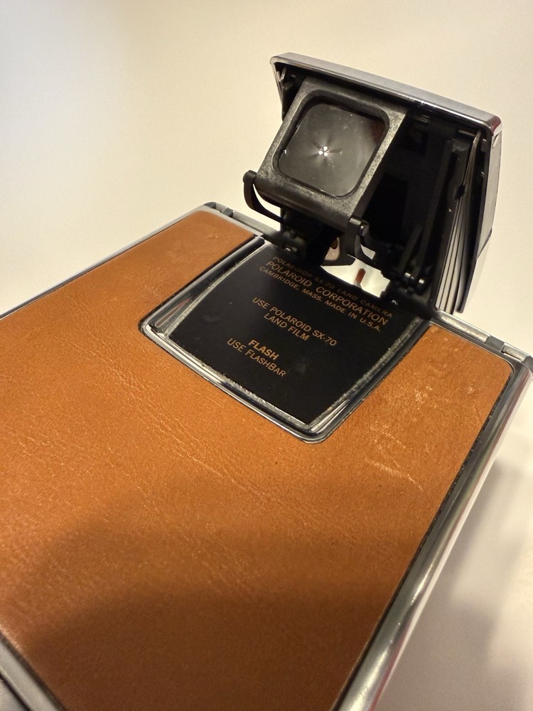Polaroid SX-70 Land Camera With Brown Leather Case