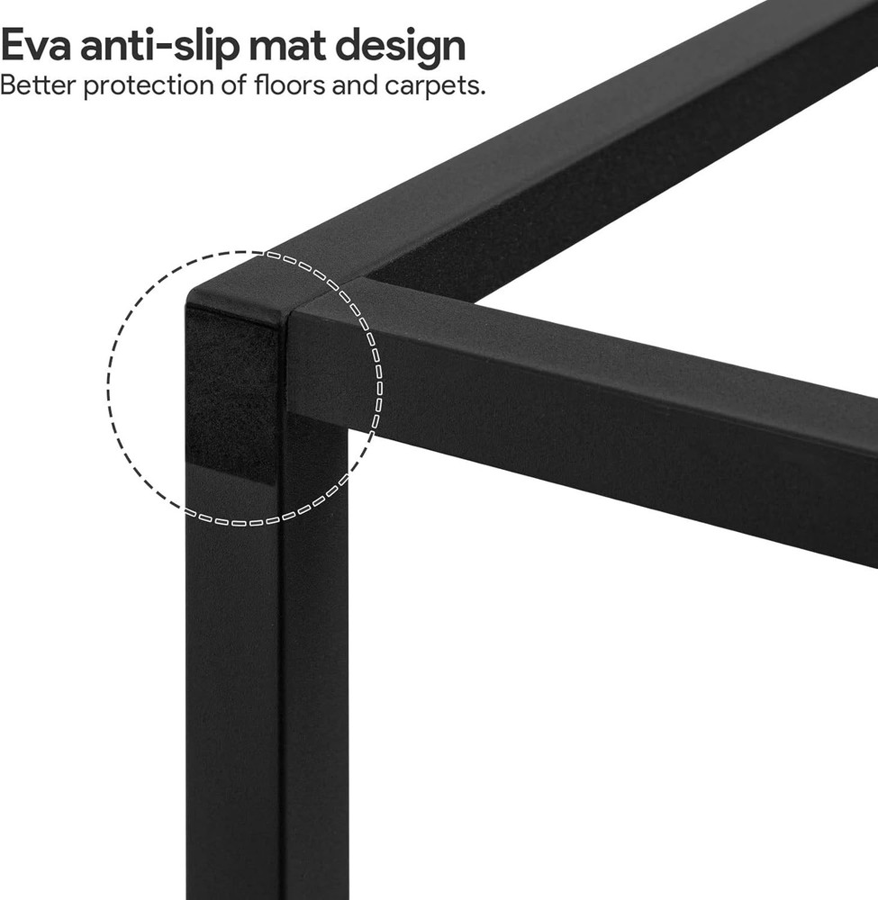 Dining Bench 47.2 Inch Industrial Style Kitchen Table Bench Steel Frame Easy