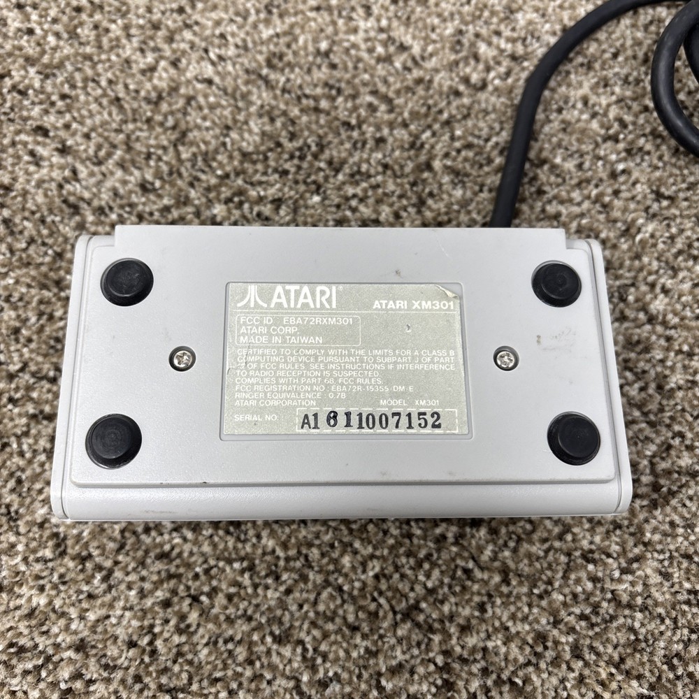 Vintage Atari XM301 Modem Untested